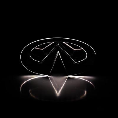 Directly Factory Waterfroof 5D Black Illuminated Front Logo Light For Infiniti G37