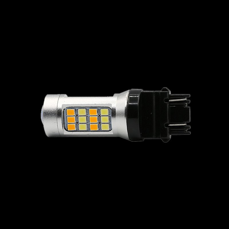Directly Factory  High Power Projector White/Amber Dual Color Switchback LED Turn Signal Light Bulbs