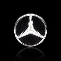 Directly Factory  Silver Chromed  LED Badge Front Light For Mercedes Benz